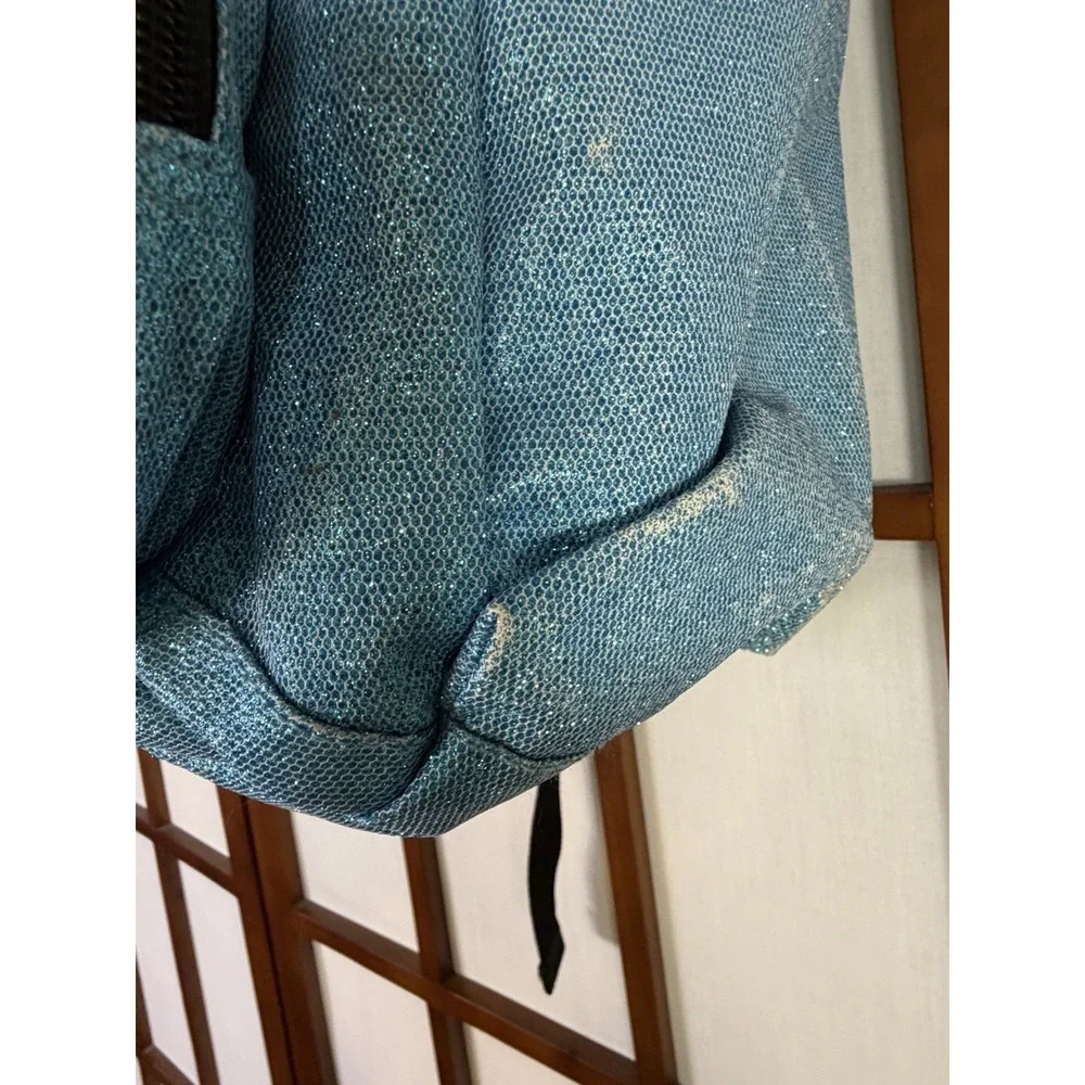 Dream Duffel Blue Glitter Backpack Cheer Dance Full Size